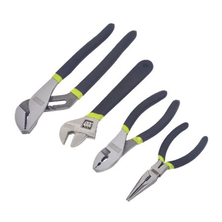 Mm 4Pc Plier Wrench Set